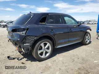 2020 Audi Q5 Premium Plus with VIN WA1BNAFY2L2106840, listed as a Copart auction lot 51141475 with 51,632 mi miles and Salvage Title. Bid and sale history available at carsss.com. Image 3.