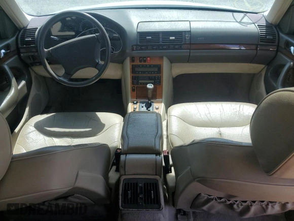 1997 Mercedes-Benz S-Class with VIN WDBGA33G2VA340711, listed as a Copart auction lot 52647695 with 90,224 mi miles and Salvage Title. Bid and sale history available at carsss.com. Image 8.