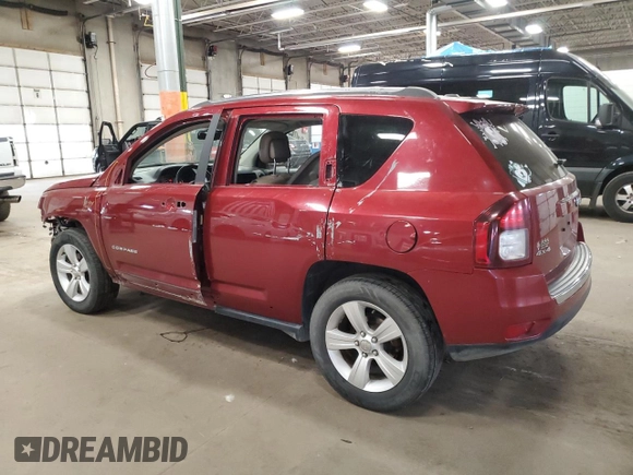 2015 Jeep Compass High Altitude Edition with VIN 1C4NJDEB4FD121703, listed as a Copart auction lot 48828065 with 126,805 mi miles and Salvage Title. Bid and sale history available at carsss.com. Image 2.