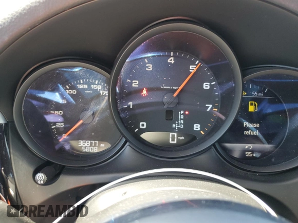 2021 Porsche Macan with VIN WP1AA2A51MLB01817, listed as a Copart auction lot 57911095 with 36,877 mi miles and Salvage title. Bid and sale history available at DreamBid. Image 9.