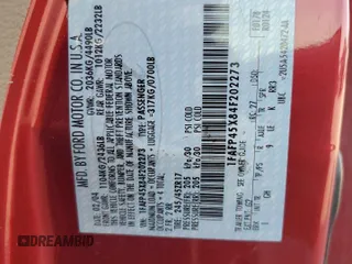 2004 Ford Mustang GT Deluxe z VIN 1FAFP45X84F202273, wystawiony jako Copart lot #49406785 z przebiegiem 92 424 mil mil oraz Szkody całkowita. Historia ofert i sprzedaży dostępna na DreamBid. Obrazek 12.