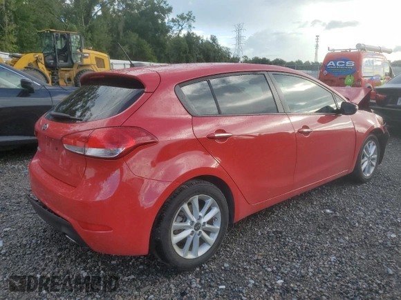 2017 Kia Forte LX with VIN KNAFK5A81H5715449, listed as a Copart auction lot 72046204 with 66,997 mi miles and Salvage Title. Bid and sale history available at DreamBid. Image 3.