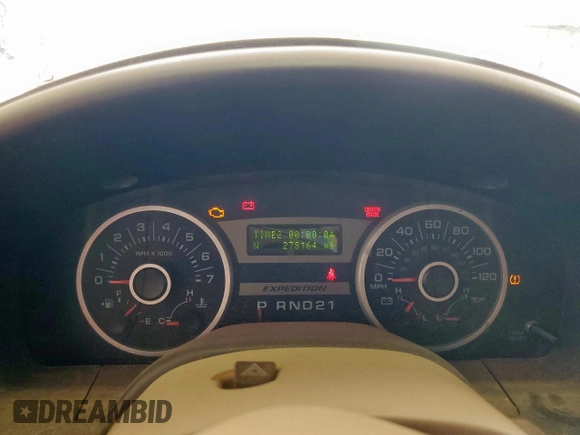 2005 Ford Expedition Eddie Bauer z VIN 1FMFU17525LA60417, wystawiony jako Copart lot #61835625 z przebiegiem 278 164 mil mil oraz Czysty tytuł • Clean title. Historia ofert i sprzedaży dostępna na DreamBid. Obrazek 9.