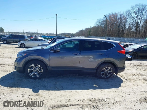 2019 Honda CR-V EX with VIN 5J6RW1H5XKL005682, listed as a IAAI auction lot 41663175 with 91,367 mi miles. Bid and sale history available at carsss.com. Image 14.