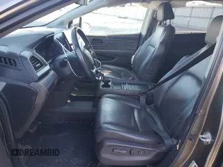 2018 Honda Odyssey EX-L with VIN 5FNRL6H75JB044985, listed as a Copart auction lot 50081345 with 157,688 mi miles and Salvage Title. Bid and sale history available at DreamBid. Image 7.