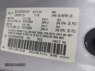 2006 Dodge 1500 SLT with VIN 1D7HA18246S583705, listed as a IAAI auction lot 42110246 with 313,649 mi miles and . Bid and sale history available at carsss.com. Image 9.