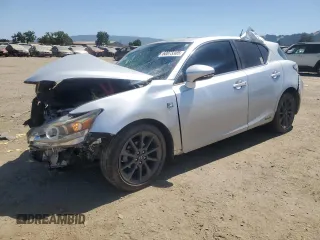 2013 Lexus CT 200h with VIN JTHKD5BH9D2132499, listed as a Copart auction lot 60873305 with 74,042 mi miles and Salvage title. Bid and sale history available at DreamBid. Image 1.