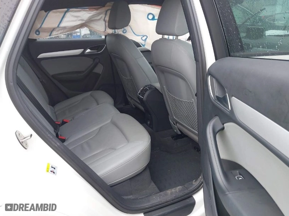 2017 Audi Q3 Premium with VIN WA1BCCFS4HR016424, listed as a IAAI auction lot 41627278 with 60,028 mi miles. Bid and sale history available at carsss.com. Image 8.