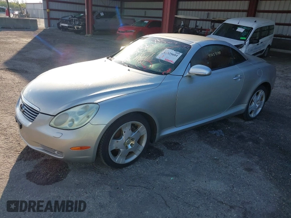 2004 Lexus SC 430 with VIN JTHFN48Y840058908, listed as a IAAI auction lot 41525684 with Not provided miles and . Bid and sale history available at DreamBid. Image 2.