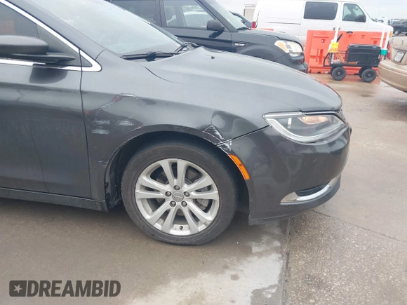 2016 Chrysler 200 Limited with VIN 1C3CCCAB9GN166461, listed as a IAAI auction lot 41967276 with 179,811 mi miles. Bid and sale history available at carsss.com. Image 6.