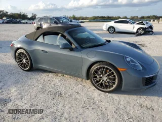 2018 Porsche 911 991 Carrera with VIN WP0CA2A99JS138418, listed as a Copart auction lot 80159034 with 26,777 mi miles and Salvage Title. Bid and sale history available at carsss.com. Image 4.