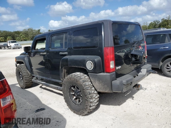 2007 Hummer H3 SUV with VIN 5GTDN13E478201274, listed as a Copart auction lot 78855014 with 188,946 mi miles and Salvage Title. Bid and sale history available at DreamBid. Image 2.