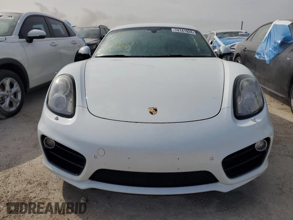 2016 Porsche Cayman S with VIN WP0AB2A88GK186397, listed as a Copart auction lot 74141924 with Not Provided miles and Salvage Title. Bid and sale history available at DreamBid. Image 5.