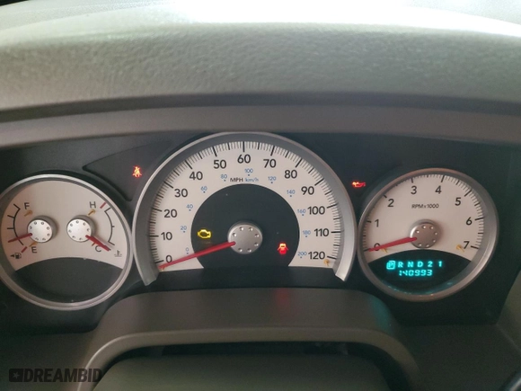 2006 Dodge Dakota Laramie with VIN 1D7HW58N86S519928, listed as a Copart auction lot 49159925 with 140,993 mi miles and Salvage Title. Bid and sale history available at carsss.com. Image 9.