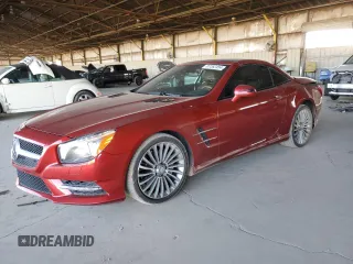 2015 Mercedes-Benz SL-Class SL 550 with VIN WDDJK7DAXFF034551, listed as a Copart auction lot 87262454 with 31,926 mi miles and Salvage Title. Bid and sale history available at carsss.com. Image 1.
