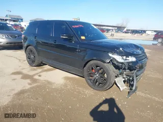2017 Land Rover Range Rover Sport SE with VIN SALWG2FVXHA681965, listed as a IAAI auction lot 41661796 with 55,577 mi miles. Bid and sale history available at carsss.com. Image 1.