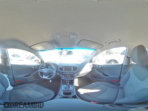 2017 Hyundai Ioniq Blue with VIN KMHC65LC9HU027938, listed as a Copart auction lot 48061475 with 87,612 mi miles and Salvage Title. Bid and sale history available at DreamBid. Image 14.