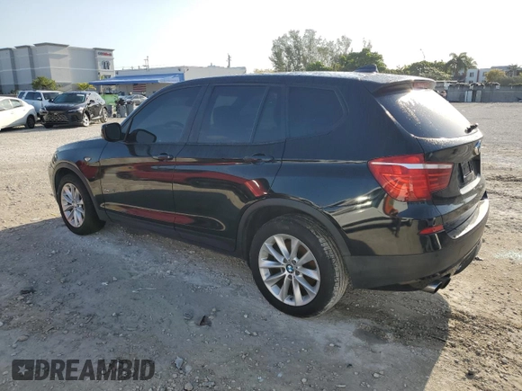 2014 BMW X3 xDrive28i with VIN 5UXWX9C57E0D24167, listed as a Copart auction lot 52796105 with Not Provided miles and Clean Title. Bid and sale history available at DreamBid. Image 2.