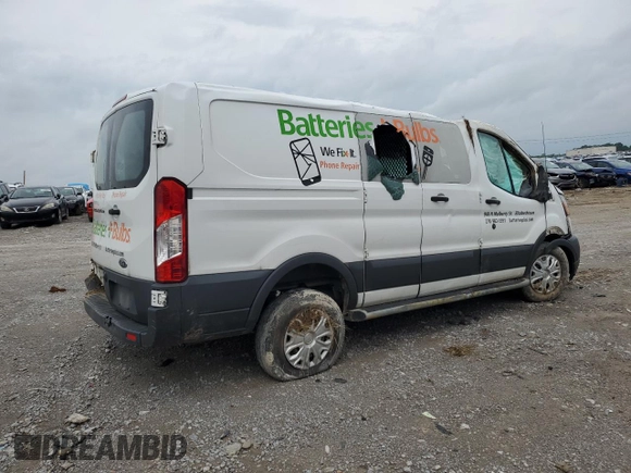 2017 Ford Transit with VIN 1FTYR1ZM7HKB00228, listed as a Copart auction lot 53419004 with Not Provided miles and Salvage Title. Bid and sale history available at DreamBid. Image 3.