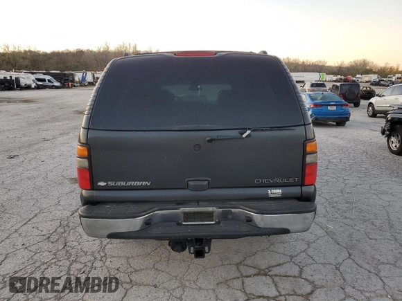 2005 Chevrolet Suburban LS with VIN 3GNFK16Z35G100166, listed as a Copart auction lot 80212574 with 273,151 mi miles and Salvage Title. Bid and sale history available at carsss.com. Image 6.