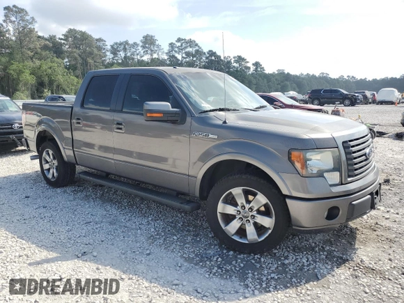 2012 Ford F-150 XL with VIN 1FTFW1CF6CKE18103, listed as a Copart auction lot 52884105 with 150,951 mi miles and Salvage Title. Bid and sale history available at carsss.com. Image 4.