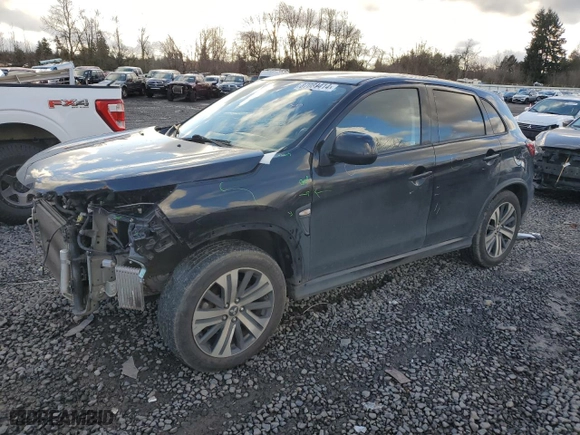 2021 Mitsubishi Outlander Sport ES with VIN JA4APUAU6MU016902, listed as a Copart auction lot 87089414 with 74,688 mi miles and Salvage Title. Bid and sale history available at carsss.com. Image 1.