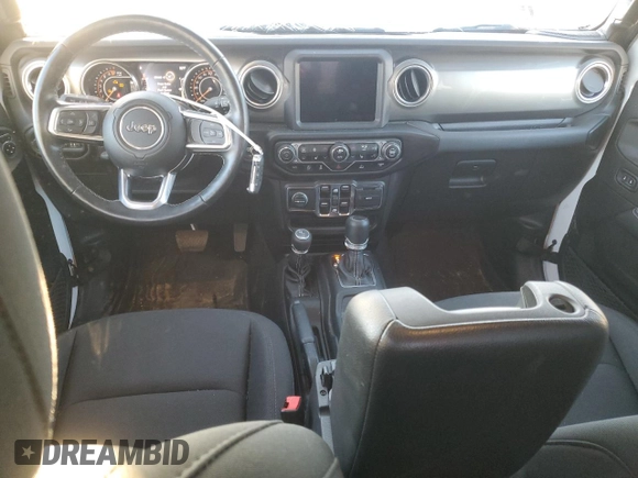 2020 Jeep Gladiator Overland z VIN 1C6HJTFG5LL180415, wystawiony jako Copart lot #45934625 z przebiegiem 13 949 mil mil oraz Szkoda całkowita • Salvage title. Historia ofert i sprzedaży dostępna na DreamBid. Obrazek 8.