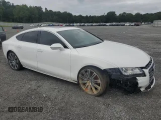 2014 Audi A7 3.0 Premium Plus with VIN WAUWGAFC5EN007403, listed as a Copart auction lot 66097684 with 147,653 mi miles and Salvage Title. Bid and sale history available at carsss.com. Image 4.