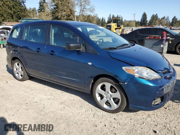 2006 Mazda 5 Sport with VIN JM1CR293760113190, listed as a Copart auction lot 54105865 with 120,194 mi miles and Salvage Title. Bid and sale history available at carsss.com. Image 4.