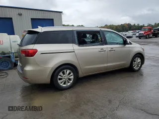 2017 Kia Sedona LX with VIN KNDMB5C1XH6249380, listed as a Copart auction lot 72143194 with 159,918 mi miles and Salvage Title. Bid and sale history available at carsss.com. Image 3.