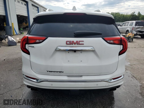 2018 GMC Terrain Denali with VIN 3GKALSEXXJL139770, listed as a Copart auction lot 61760505 with 91,484 mi miles and Salvage title. Bid and sale history available at DreamBid. Image 6.
