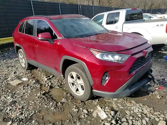 2019 Toyota RAV4 XLE with VIN 2T3P1RFV5KW059370, listed as a Copart auction lot 85263594 with 73,808 mi miles and Salvage Title. Bid and sale history available at carsss.com. Image 11.