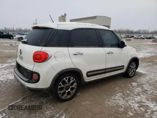 2014 FIAT 500L Trekking with VIN ZFBCFADH7EZ016087, listed as a Copart auction lot 36799254 with 133,852 mi miles and Salvage Title. Bid and sale history available at carsss.com. Image 3.