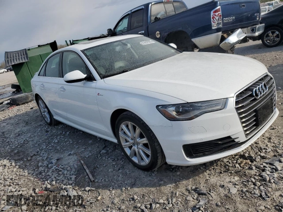 2016 Audi A6 Premium Plus with VIN WAUFGAFC7GN005199, listed as a Copart auction lot 51992905 with 87,535 mi miles and Salvage Title. Bid and sale history available at DreamBid. Image 4.
