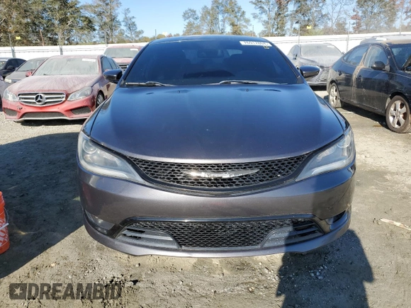 2015 Chrysler 200 S with VIN 1C3CCCDG2FN636478, listed as a Copart auction lot 76917804 with 150,752 mi miles and Non Repairable. Bid and sale history available at carsss.com. Image 5.