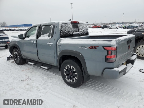 2024 Nissan Frontier Pro-4X with VIN 1N6ED1EK0RN630091, listed as a Copart auction lot 88705595 with 9,059 mi miles and Clean title. Bid and sale history available at DreamBid. Image 2.
