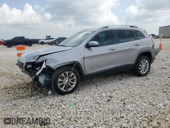 2019 Jeep Cherokee Latitude with VIN 1C4PJLCB3KD164896, listed as a Copart auction lot 64172205 with 107,433 mi miles and Salvage title. Bid and sale history available at DreamBid. Image 1.