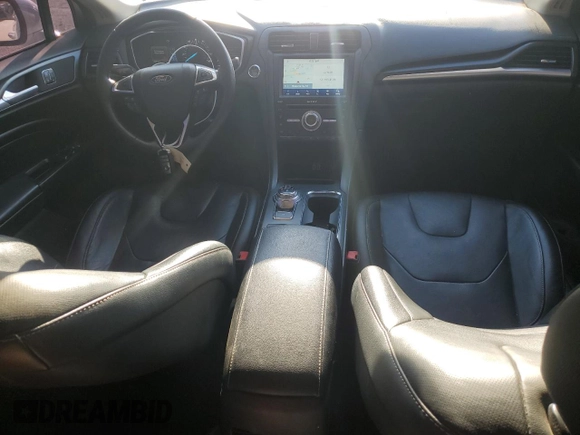 2020 Ford Fusion Titanium with VIN 3FA6P0D98LR176335, listed as a Copart auction lot 55323275 with 76,572 mi miles and Salvage title. Bid and sale history available at DreamBid. Image 8.