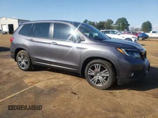 2021 Honda Passport EX-L with VIN 5FNYF7H51MB010442, listed as a Copart auction lot 78581674 with 23,359 mi miles and Salvage Title. Bid and sale history available at carsss.com. Image 4.