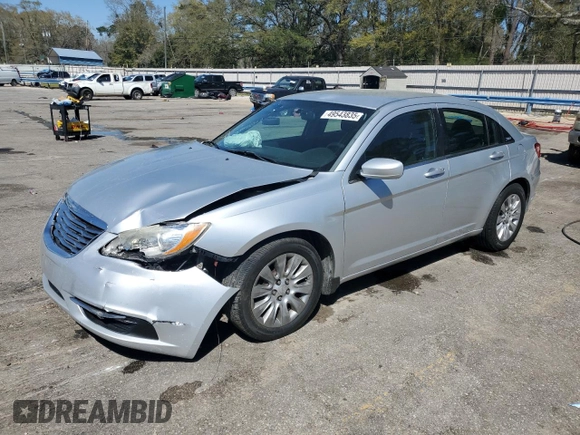 2012 Chrysler 200 LX with VIN 1C3CCBAB3CN295994, listed as a Copart auction lot 49543835 with 167,323 mi miles and Salvage Title. Bid and sale history available at DreamBid. Image 1.