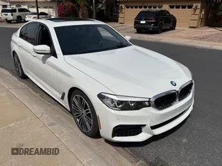2019 BMW 5 Series 530i with VIN WBAJA5C54KBX87075, listed as a Copart auction lot 51650335 with 174,533 mi miles and Clean Title. Bid and sale history available at carsss.com. Image 1.