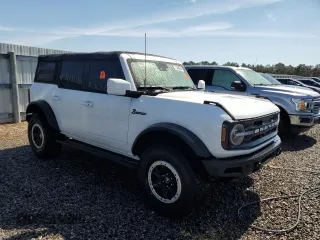 2021 Ford Bronco with VIN 1FMDE5DH0MLB04620, listed as a Copart auction lot 75340644 with 0 mi miles and Salvage Title. Bid and sale history available at carsss.com. Image 4.