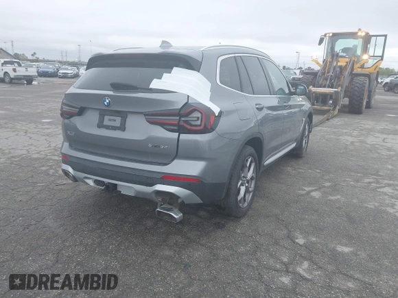 2024 BMW X3 sDrive30i with VIN 5UX43DP02R9U43683, listed as a IAAI auction lot 41432529 with 2,130 mi miles and . Bid and sale history available at DreamBid. Image 4.