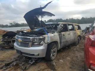 2015 Chevrolet Suburban LTZ with VIN 1GNSCKKC4FR535931, listed as a Copart auction lot 86685494 with Not provided miles and Non repairable. Bid and sale history available at DreamBid. Image 1.