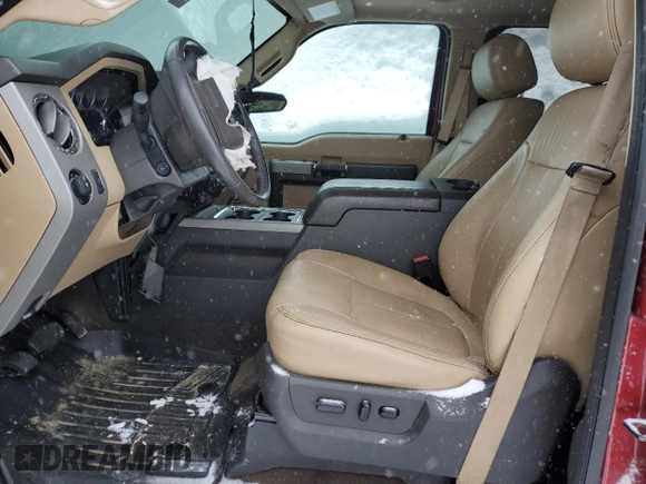 2015 Ford Super Duty F-250 SRW Lariat with VIN 1FT7W2B60FEC94554, listed as a Copart auction lot 45032695 with 0 mi miles and Salvage Title. Bid and sale history available at carsss.com. Image 7.