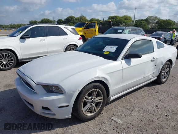 2014 Ford Mustang V6 with VIN 1ZVBP8AM1E5231243, listed as a IAAI auction lot 41730357 with 211,508 mi miles. Bid and sale history available at carsss.com. Image 17.
