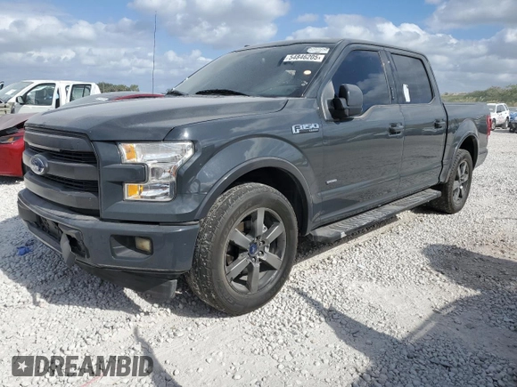 2017 Ford F-150 XL with VIN 1FTEW1CP7HKD79484, listed as a Copart auction lot 54846205 with 157,605 mi miles and Clean Title. Bid and sale history available at carsss.com. Image 1.