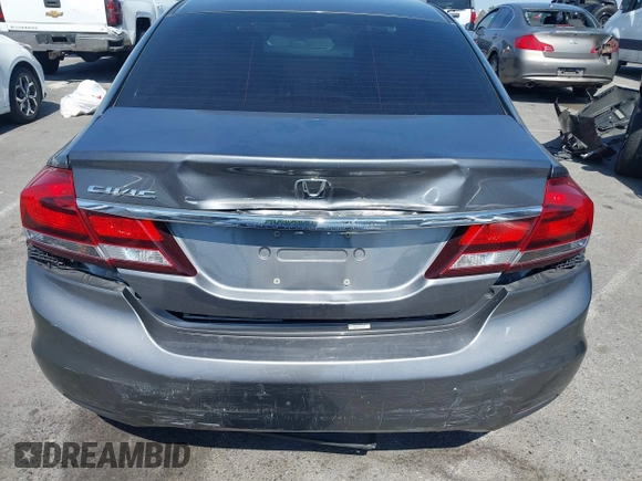 2013 Honda Civic LX with VIN 19XFB2F55DE252598, listed as a IAAI auction lot 42490248 with 115,550 mi miles and . Bid and sale history available at DreamBid. Image 6.