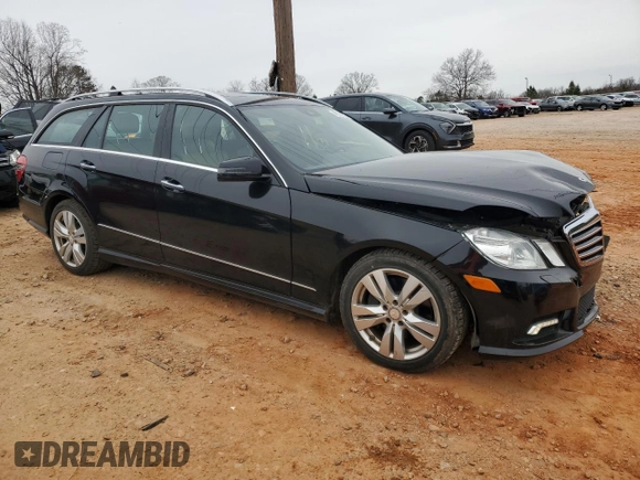 2011 Mercedes-Benz E 350 Luxury with VIN WDDHH8HBXBA487243, listed as a Copart auction lot 48309135 with 130,920 mi miles and Salvage Title. Bid and sale history available at DreamBid. Image 4.
