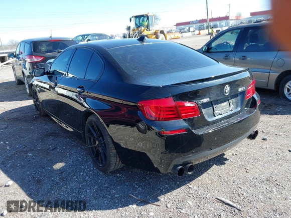 2013 BMW 5 Series 550i xDrive with VIN WBAFU9C54DDY70243, listed as a IAAI auction lot 41812862 with 85,758 mi miles and . Bid and sale history available at carsss.com. Image 3.